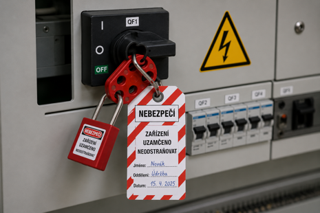 Co je to systém Lockout/Tagout (LOTO) a proč by neměl chybět v žádné výrobě?